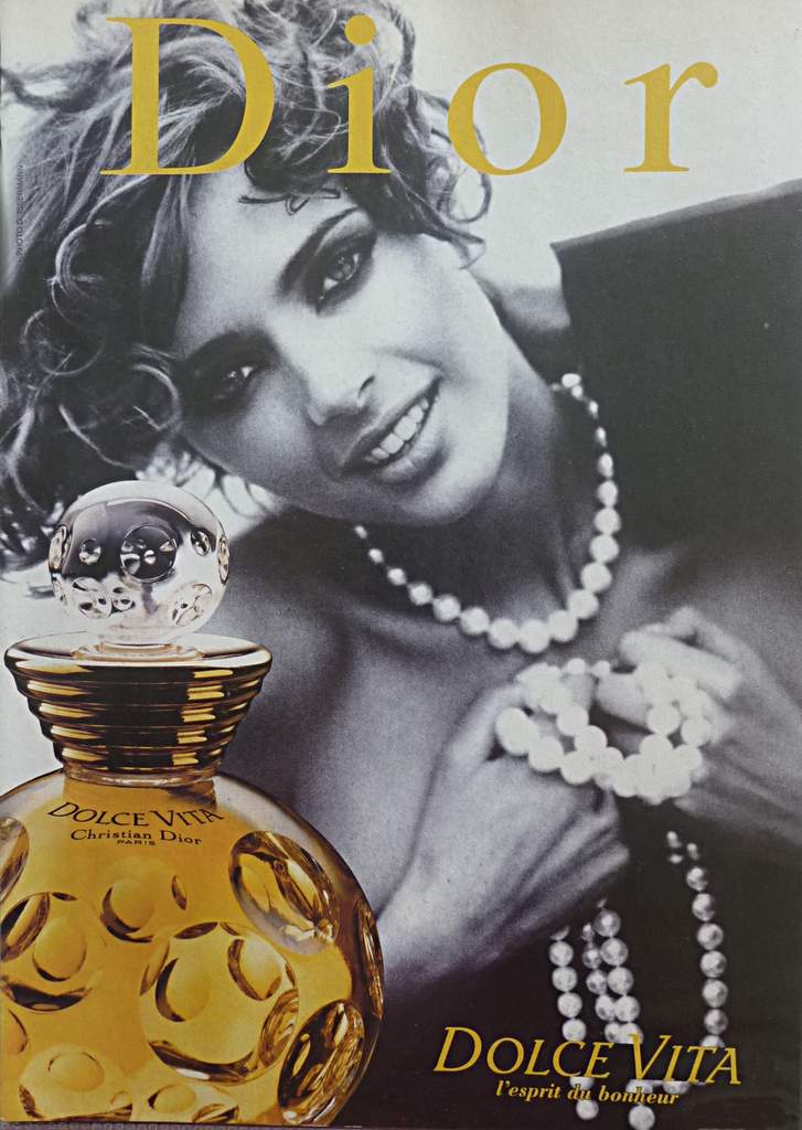 Christian Dior - Dolce Vita for women bayan manken afiş _dior-dolce-vita-pub-1997.JPG