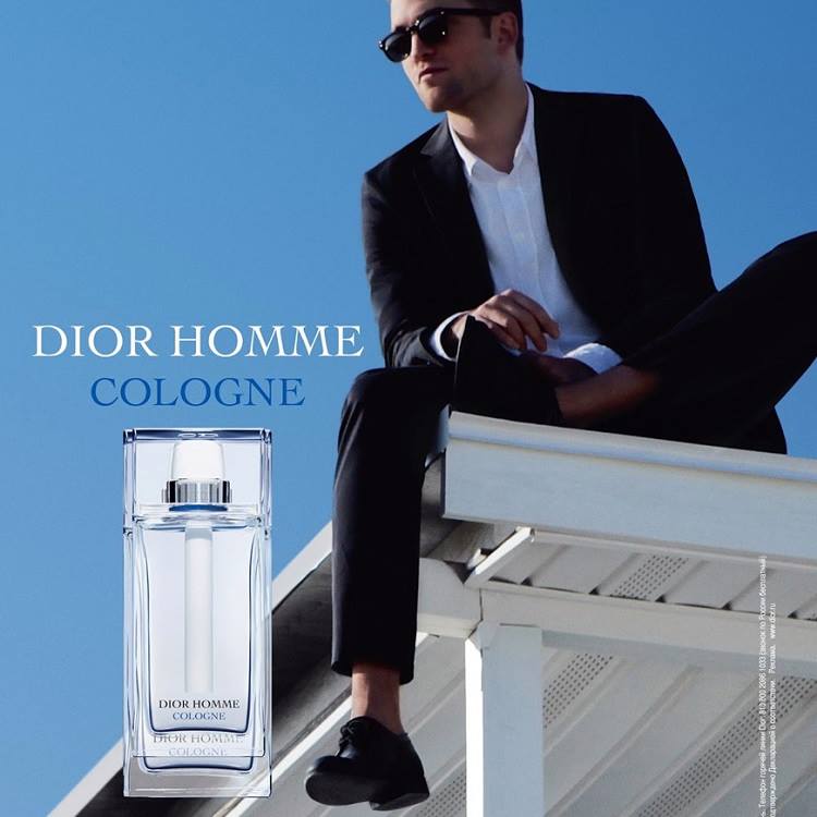 Dior Homme Cologne 2013 Christian Dior for men reklam afişi manken çatıda k.jpg