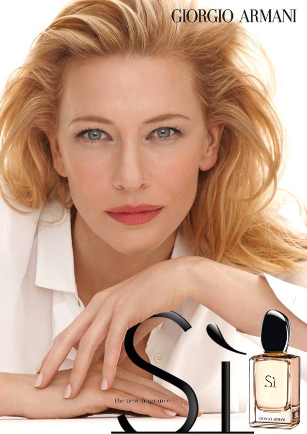 Si Giorgio Armani for women bayan manken aktris Cate Blanchett afiş küçük.jpg