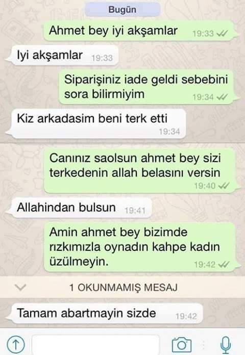 siparişi iade etme sebebi ***** kadın watsup komik yazı.jpg
