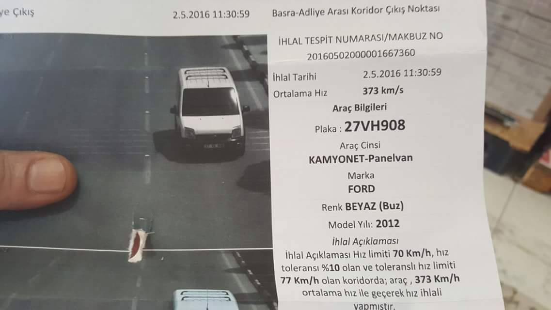 türkiye Gaziantep yanlış 373 km radar hız belgesi karikatürlük.jpg