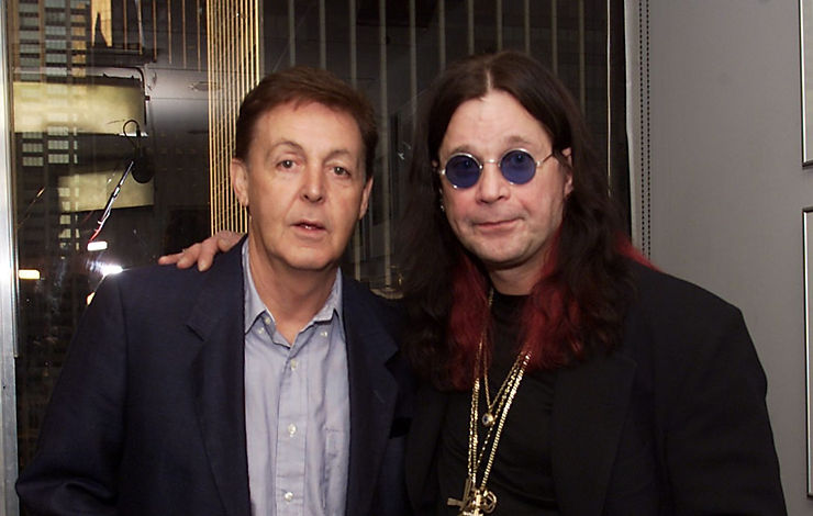 Paul McCartney (L) and Ozzy Osbourne (R). Photos by Frank Micelotta/ImageDirect via Getty Images Paul McCartney (L) and Ozzy Osbourne (R). Photos by Frank Micelotta/ImageDirect via Getty Images